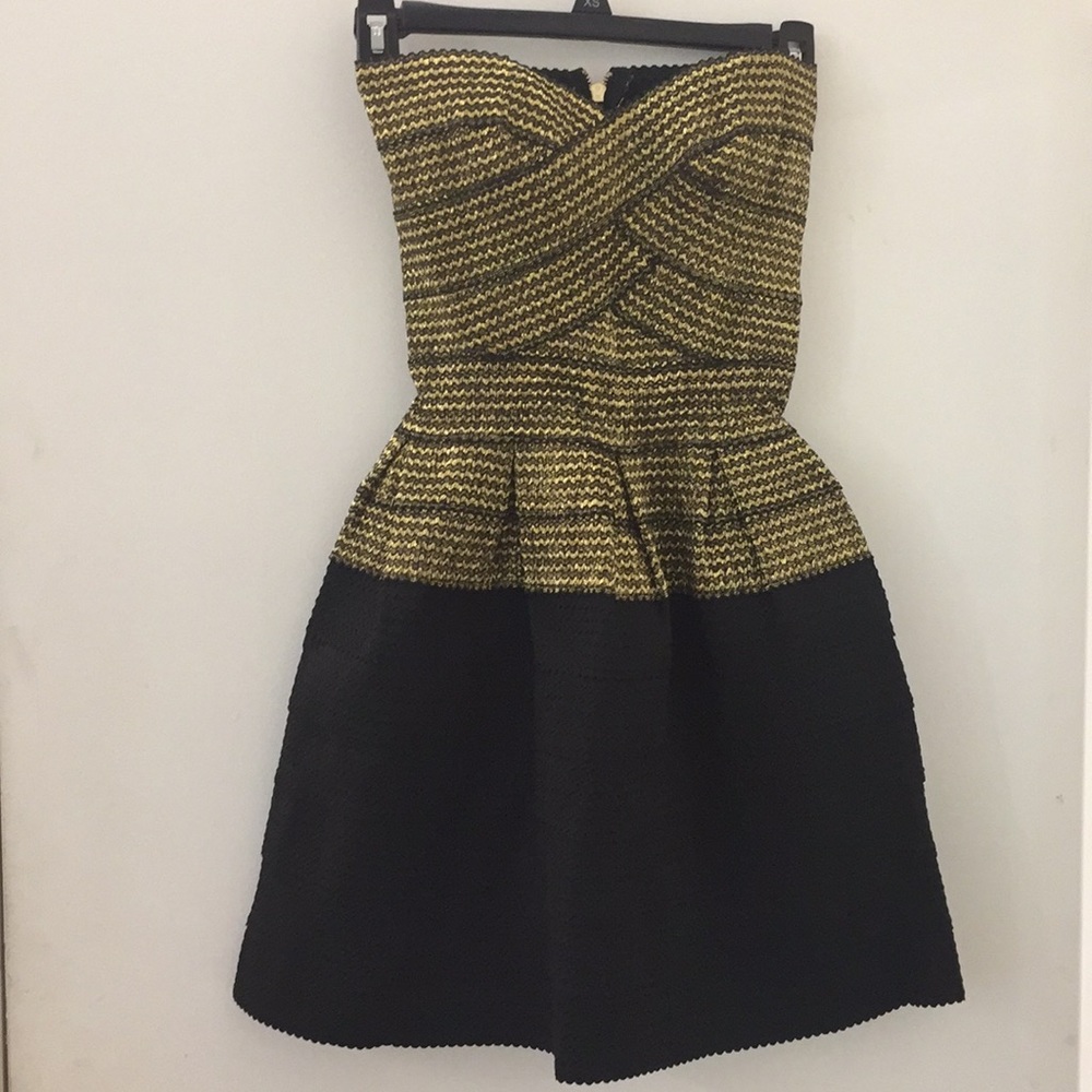 Black and Gold Dress